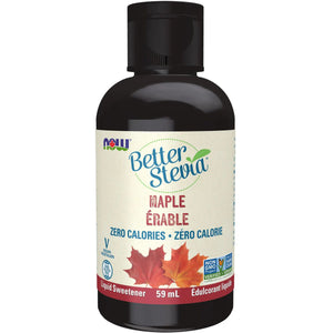 NOW BetterStevia Maple Liquid Sweetener 60mL