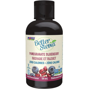 NOW BetterStevia Pomegranate & Blueberry Liquid Sweetener 60mL