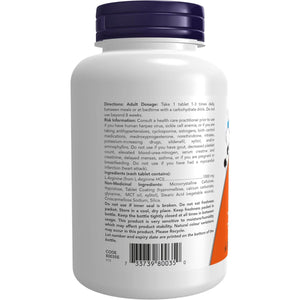NOW L-Arginine 1,000mg Tablets 120s