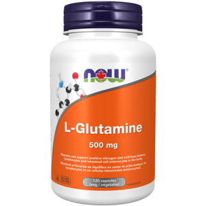 NOW L-Glutamine 500mg Capsules 120s
