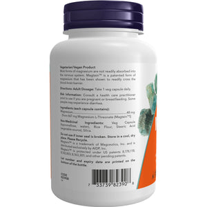 NOW Magtein Magnesium L-Threonate 90s