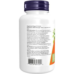 NOW Pau D'Arco 500mg Capsules 100s