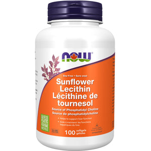 NOW Sunflower Lecithin 1200mg Softgels 100s
