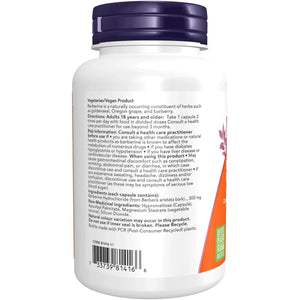 NOW Berberine HCI 500mg 90s