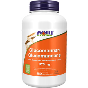 NOW Glucomannan 575mg Capsules 180s