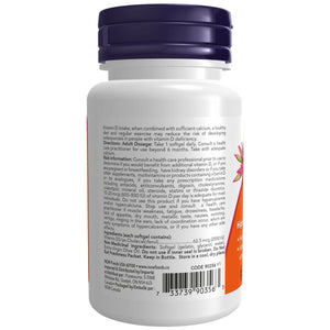 NOW Vitamin D2 2500 IU Softgels 500s