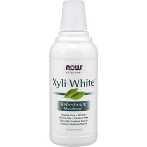NOW XyliWhite Refreshmint Mouthwash 473mL