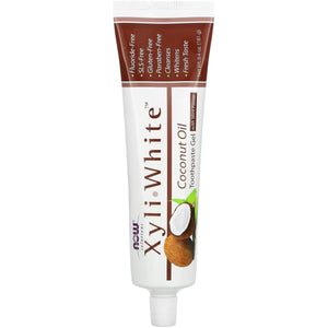 NOW XyliWhite Coconut Oil Toothpaste Gel 181g