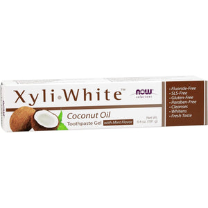 NOW XyliWhite Coconut Oil Toothpaste Gel 181g