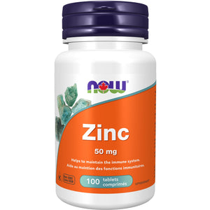 NOW Zinc Gluconate 50mg Tablets 100s