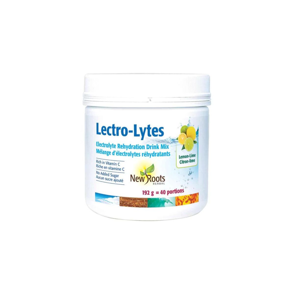 New Roots Lectro-Lytes Lemon Lime, 192g