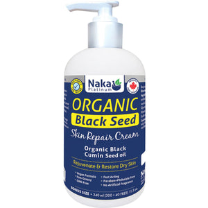 Naka Organic Black Seed Oil Cream 340mL