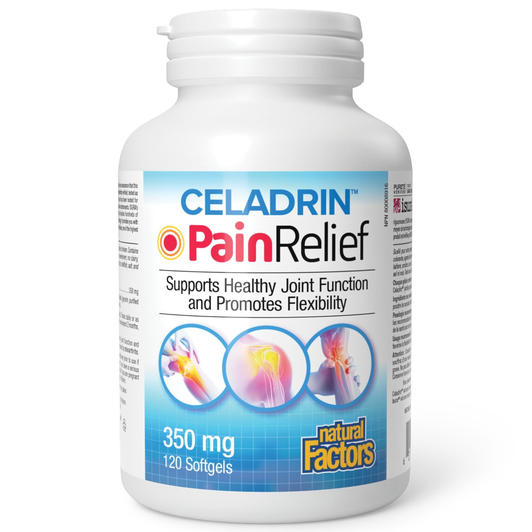 Natural Factors Celadrin Pain Relief 350mg 120s