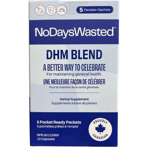 No Days Wasted DHM Blend 5pk (10 capsules)