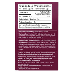 NOW Caring Tea Organic Hibiscus 24ct