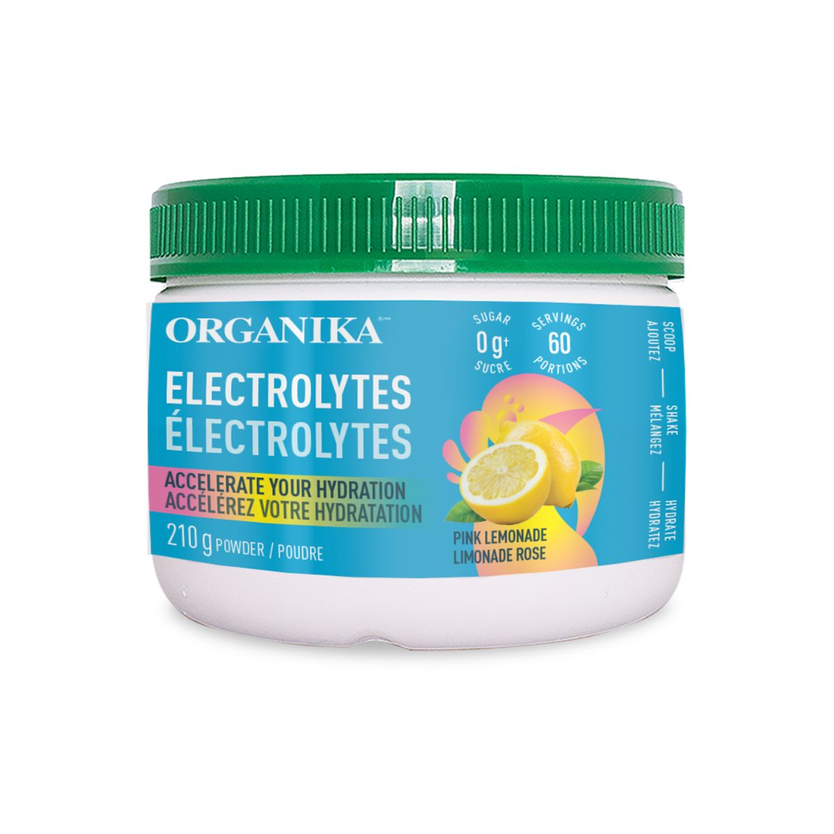 Organika Electrolytes - Pink Lemonade 210g
