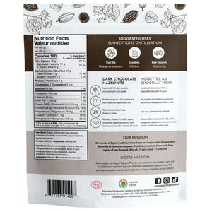 Organic Traditions Organic Dark Chocolate Covered Hazelnuts 100g