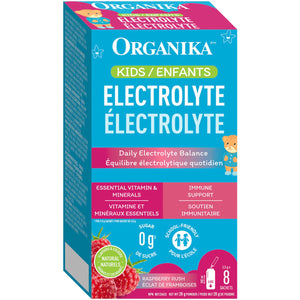 Organika Kids Electrolytes Sachets Raspberry Rush 3.5gx8 (Box)