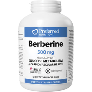 Preferred Nutrition Berberine 500mg 120s