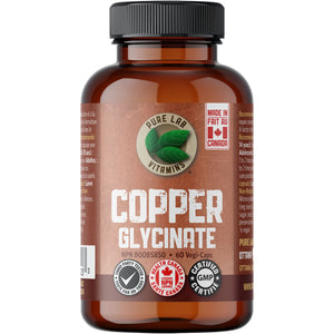 Pure Lab Vitamins Copper Glycinate Capsules 60s