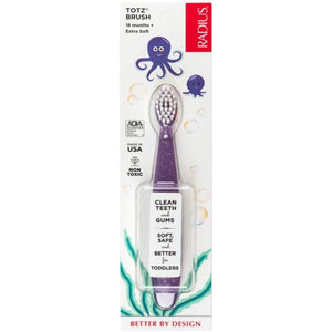 Radius Totz Plus Toothbrush, Extra Soft (18 mo+)