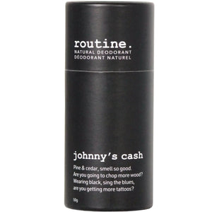 Routine Natural Deodorant Stick Hits Johnny's Cash 50g