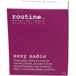 Routine Natural Soy Candle - Sexy Sadie 10oz