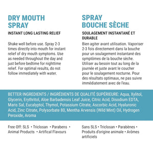SD Naturals Dry Mouth Relief Spray with Hyaluronic Acid 60mL