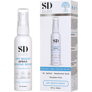 SD Naturals Dry Mouth Relief Spray with Hyaluronic Acid 60mL
