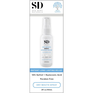SD Naturals Dry Mouth Relief Spray with Hyaluronic Acid 60mL