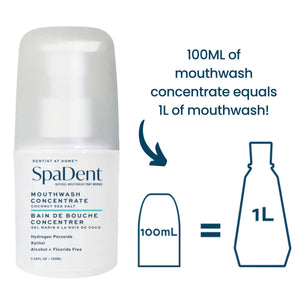 SD Naturals Whitening Mouthwash Concentrate - Coconut & Sea Salt 100mL