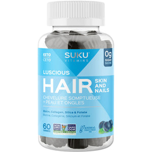 SUKU Vitamins Luscious Hair Skin & Nails Gummies 60s