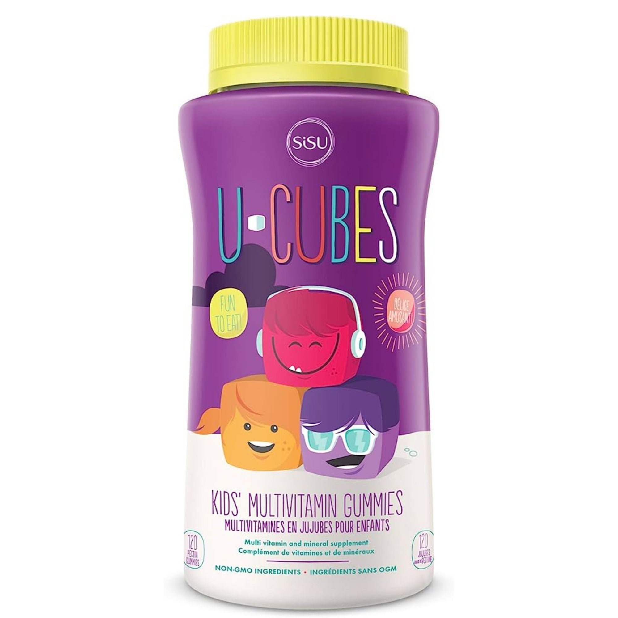 SiSU U-Cubes Kids Multivitamin Gummies: Fun and nutritious multivitamin gummies for children.