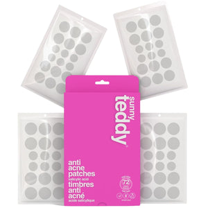 Sunny Teddy Anti Acne Pimple Patches - Clear Circle 72ct