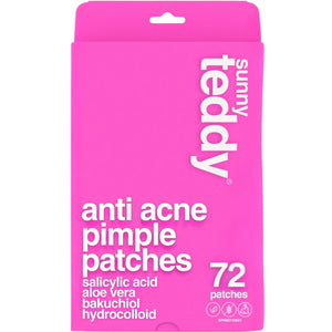 Sunny Teddy Anti Acne Pimple Patches - Clear Circle 72ct