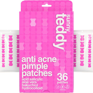 Sunny Teddy Anti Acne Pimple Patches - Pink Teddies 36ct