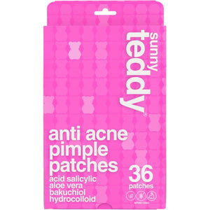 Sunny Teddy Anti Acne Pimple Patches - Pink Teddies 36ct