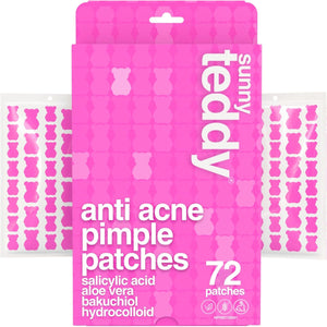 Sunny Teddy Anti Acne Pimple Patches - Pink Teddies 72ct