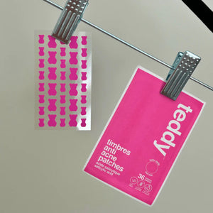 Sunny Teddy Anti Acne Pimple Patches - Pink Teddies 72ct