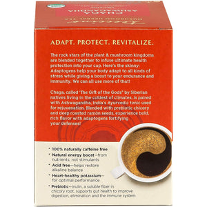 Teeccino Chaga Ashwagandha Butterscotch Cream Mushroom Herbal Tea 10ct