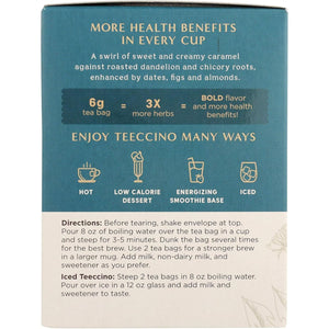 Teeccino Dandelion Caramel Nut Roasted Herbal Tea 10ct