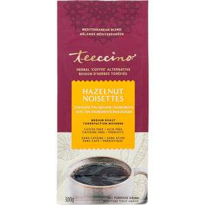 Teeccino Hazelnut Chicory Herbal Coffee 300g