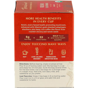 Teeccino Reishi Eleuthero French Roast Mushroom Herbal Tea 10ct