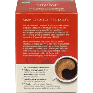 Teeccino Reishi Eleuthero French Roast Mushroom Herbal Tea 10ct