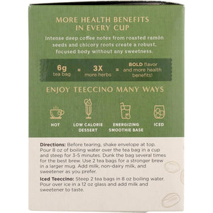 Teeccino Organic French Roast Roasted Herbal Tea 10ct