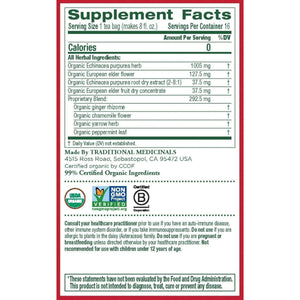 Traditional Medicinals Organic Echinacea Plus Elderberry Tea 16ct