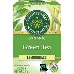 Traditional Medicinals Organic Green Tea Lemongrass 16ct