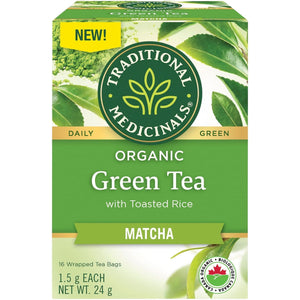 Traditional Medicinals Organic Green Tea Matcha 16ct