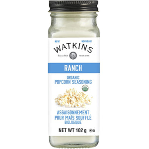 Watkins Organic Ranch Popcorn Seasoning 102g