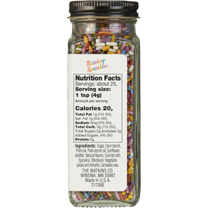 Watkins Rainbow Decorating Sprinkles 98g